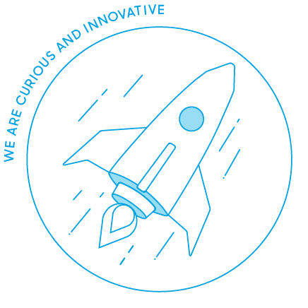 We are curious and innovative